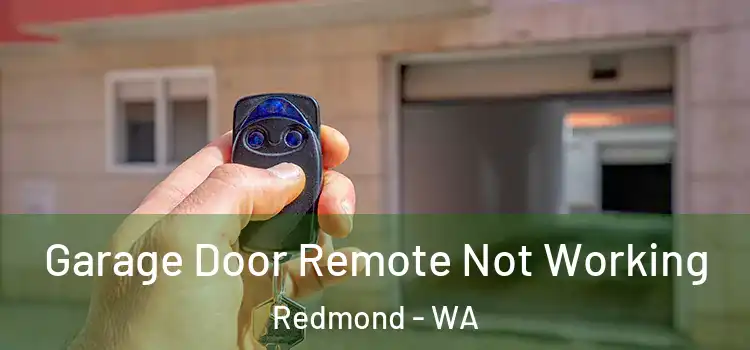  Garage Door Remote Not Working Redmond - WA